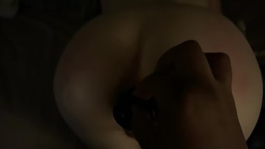 Cute Redhead Teen Anal Training DP