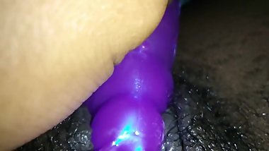 toy play creamy pussy