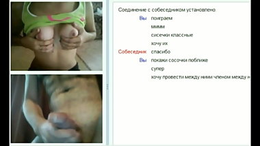 Videochat #130 Tits around the clock and my dick