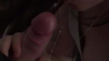 blowjob from shy teen