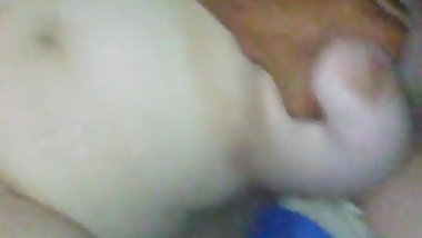 Teen blonde with huge tits