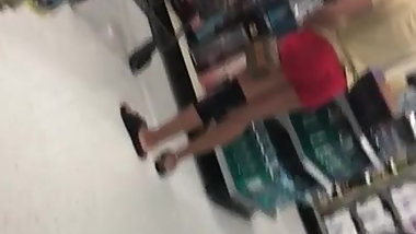 Teen small red shorts