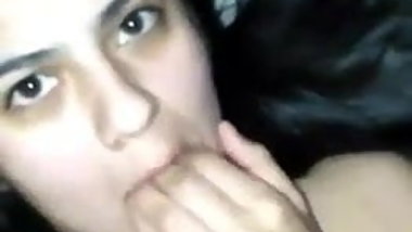 Hot Indian Teen masturbates for her boyfriend