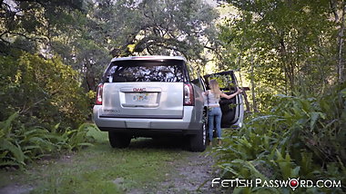 Roughly fucked teen submits to rangers rock hard cock