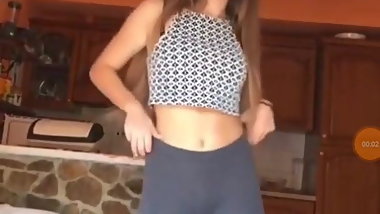 Teen dance without pants.