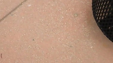 Cute teen ass in cheeky shorts