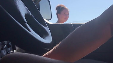 Car dick flash girls looking