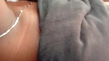 Tamil young college girl boobs cleavage & grouping in bus 3