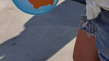 Culona jovencita en mallas - Big Ass in Spandex