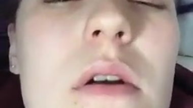 Blonde Teen Fingering Her Pussy - Closeup