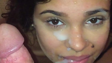 18 Latina sexy teen wants a huge facial on camera
