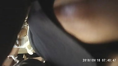 Hot Sri Lankan girl in black tight skirt