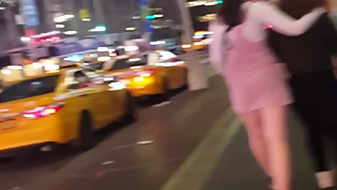 Teen lesbians walking the streets