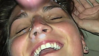 Slutty Teen gets a Facial