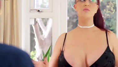 mom huge tit  her son to sex