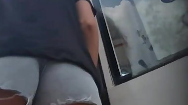 Spy sexy ass short teen girl romanian