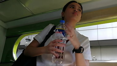 Jeep Boso - Hot College Students BLACK PANTY! Saraaap!