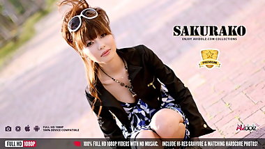 Experienced Japanese woman Sakurako blows and jerks off her