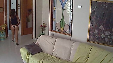 Hacked IP Cam - Italian Teen Pt2
