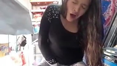 teen working pleasure