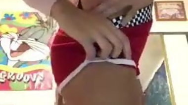 esa de rojo