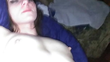 My Little sis Melloney fingering her pussy