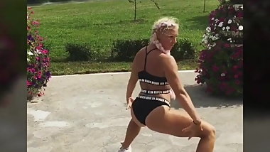 Blond Nasty This Slut is Best Dancer Ever