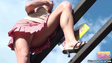 I want to give you a little peek at my panties