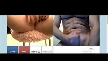Videochat #156 Two pussies, mouth and my dick