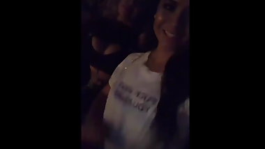 Hooters Girl IG stalked and Flashing Tits and Bra