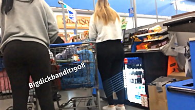 College teen see thru leggings ebony and pawg ass