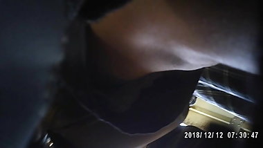 Sri Lankan Office Babe's Up-Skirt with nice legs.