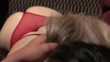 Watching my fiance giving Tom her bbc a blow job