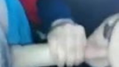 Amazing transgender sucks cock