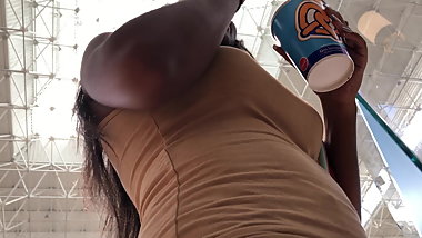 Hot Young Ebony Teen with Perky Tits