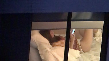 My Goal neighbor lying only in panties