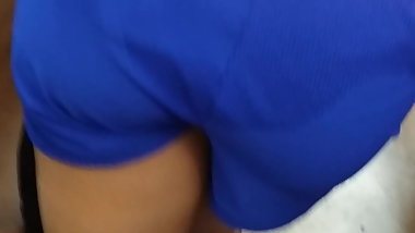 candid small booty ebony teen