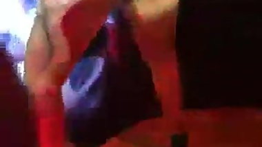 Twerking without panties in the club