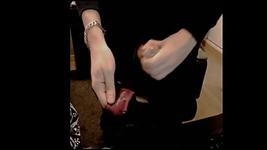 Cum in wet pGF panty + bonus ass