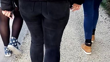 Gros cul d'une blonde
