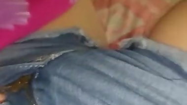 Wet pussy masturbation