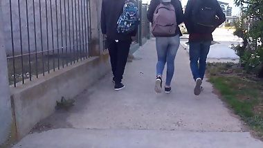 Sweet milf with jeans