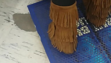 Creeping on phat white booty