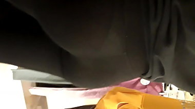 Thin leggings teen latina thong bubble