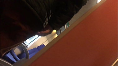 Nice ass in the train