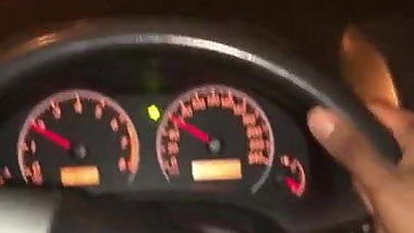 Paki Teen sucking Indian Cock while Driving