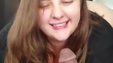 Chubby ex gf swallow