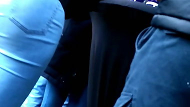 Nice Public Jeans Teen Ass