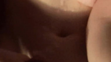 huge pov cumshot on girlfriends natural titties