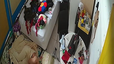 Young girl in the room